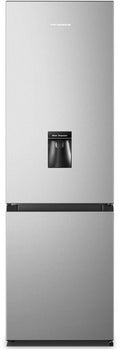Heinner HC-HS268SWDE++ Koel-vriescombinatie met Waterdispenser – 268 L – Instelbare Mechanische Thermostaat – Omkeerbare Deur – Zilver – 5 Jaar Garantie(Zilver)