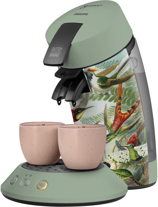 Philips SENSEO Original Plus koffiezetapparaat - Koffiepadmachine - Limited Edition - CSA210/85 + 2 exclusieve koffiekopjes(Geen meegeleverde accessoires， Senseo Pads)