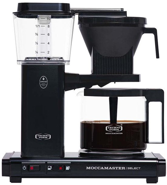 Moccamaster KBG Select - Filterkoffiezetapparaat - Black - 5 jaar garantie(Black)