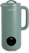‎CREATE CREATE - Sojamelk maker - Multifunctionele machine - 850 ml - Soepmaker - Notenmelk maker - Timer 12 uur - Sage - VEGAN MILK MAKER STUDIO(Sage)