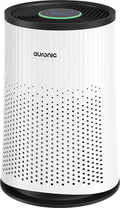 Auronic Luchtreiniger Compact Pro met HEPA 13 Filter, Ionisator en Koolstoffilter - Ruimtes tot 30m² - CADR-waarde van 150m³/u - Air Purifier met Aromatherapie - Wit(Wit)